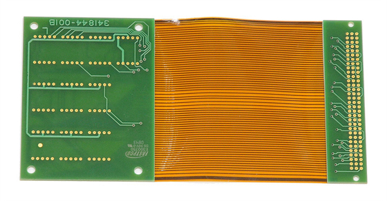 1/2Oz Polyimide Flexible PCBs With PI Material White Yellow Soldermask